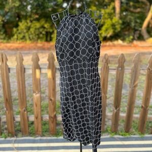 New York & Co Black Halter Dress